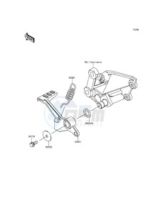 NINJA_300 EX300ADF XX (EU ME A(FRICA) drawing Brake Pedal