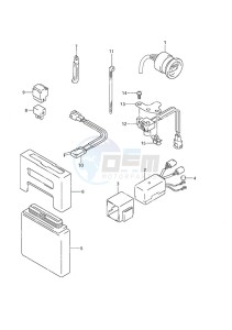 DF 140 drawing PTT Switch/Engine Control Unit