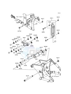 VULCAN 900 CUSTOM VN900CEFA GB XX (EU ME A(FRICA) drawing Suspension/Shock Absorber