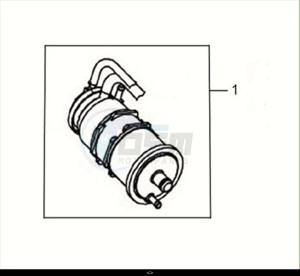 JOYRIDE S 125 (LF12W4-EU) (M1) drawing CANISTER SET