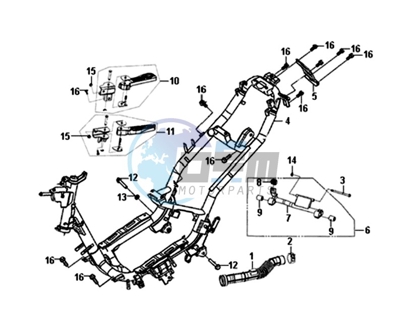 FRAME / ENGINE MOUNT