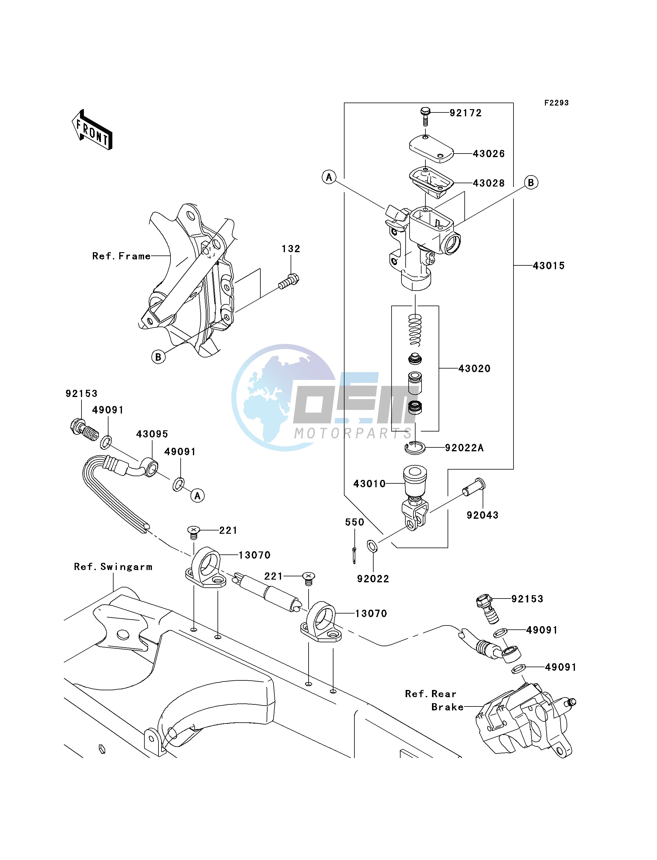 REAR MASTER CYLINDER