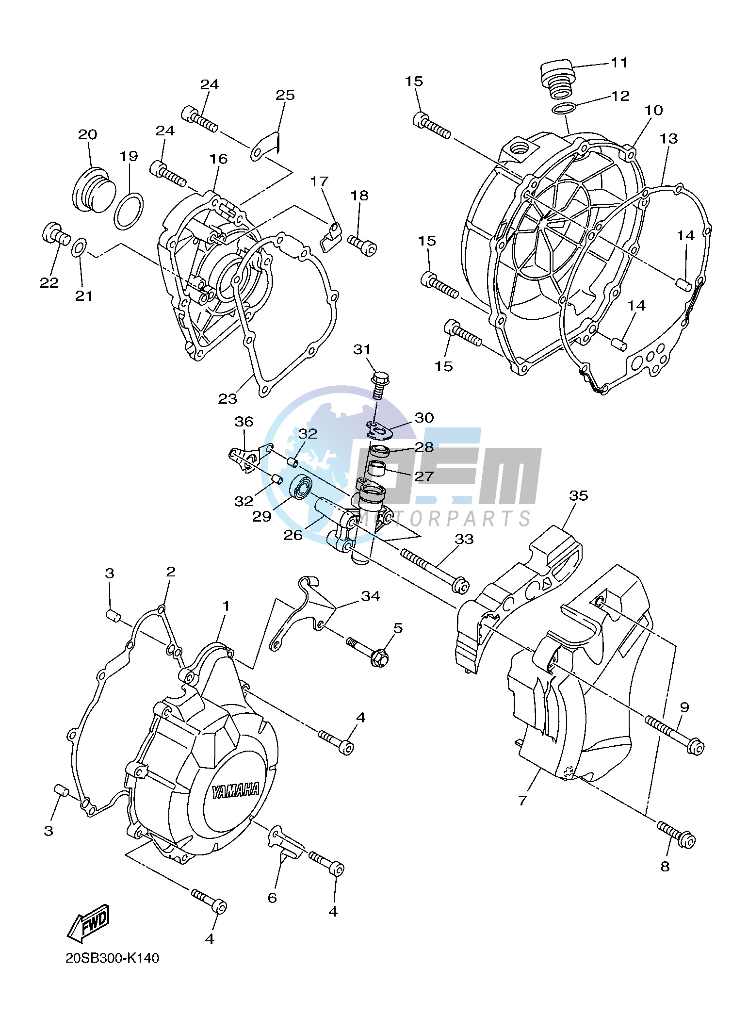 CRANKCASE COVER 1