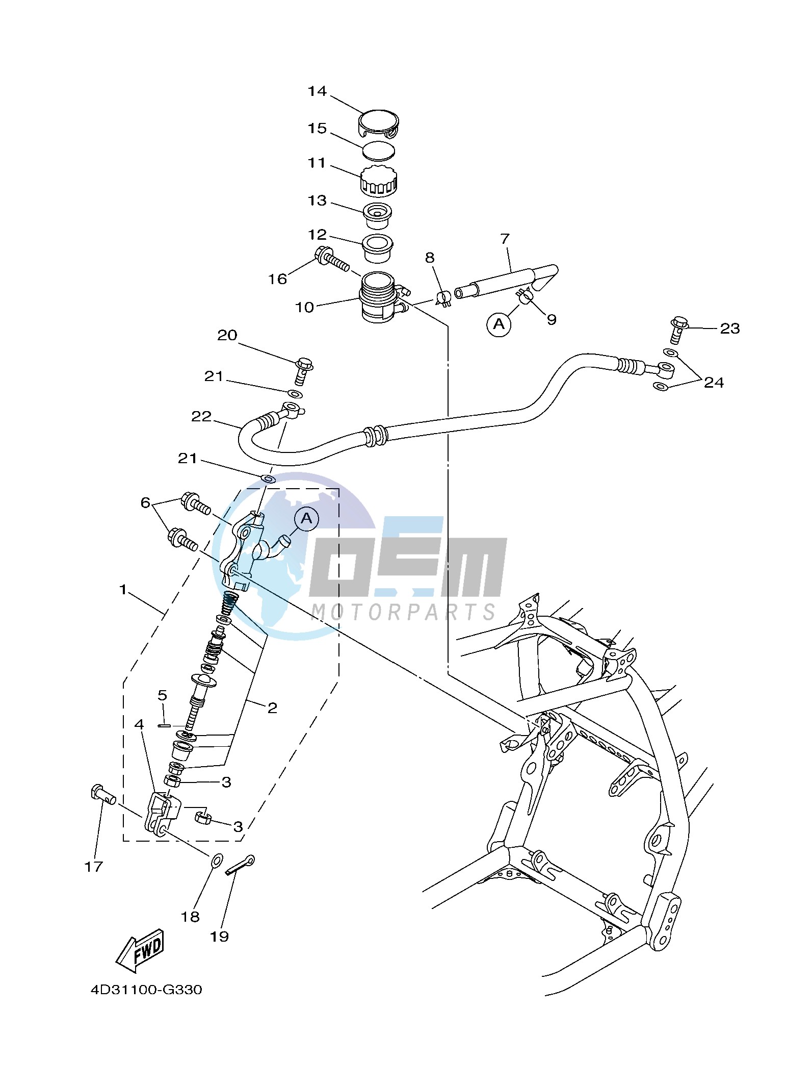 REAR MASTER CYLINDER