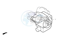 NTV650 drawing GASKET KIT B