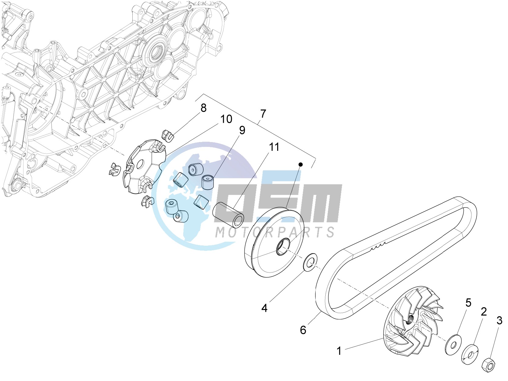 Driving pulley