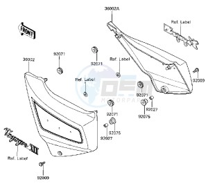 ZG 1200 A [VOYAGER XII] (A1) [VOYAGER XII] drawing SIDE COVERS