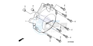 CB1000RAB drawing A.C. GENERATOR COVER