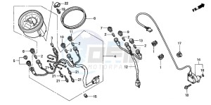 VT750C drawing METER