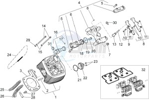 1200 Sport 8V drawing LH cylinder timing system