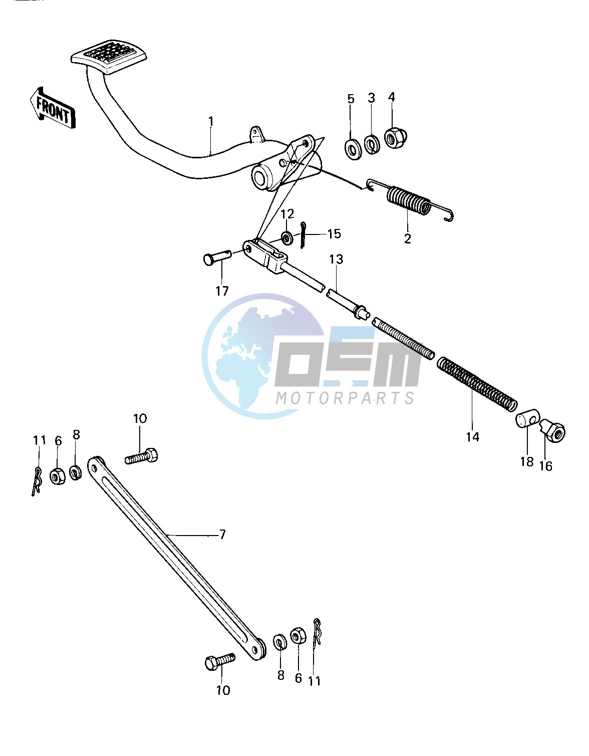 BRAKE PEDAL_TORQUE LINK -- 80 A1- -