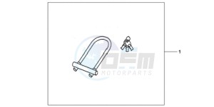 CBR1000RR9 Korea - (KO / HRC MME) drawing U-LOCK