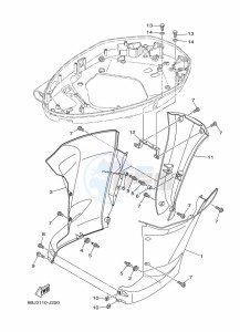 F350AETX drawing BOTTOM-COVER-3