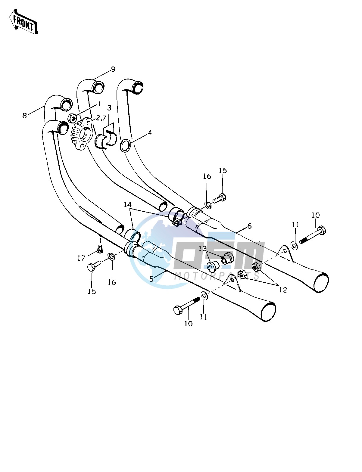 MUFFLERS -- 77-78 B1_B2- -