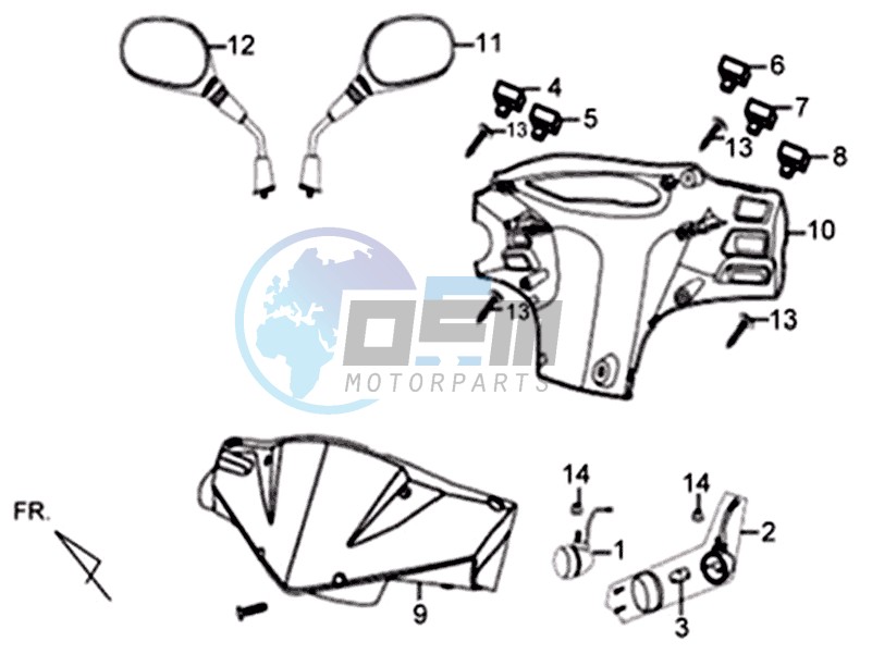 HEADLIGHT COVER / MIRRORS /  SWITCHES