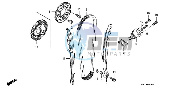 CAM CHAIN/TENSIONER