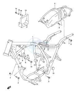 GZ250 (P19) drawing FRAME