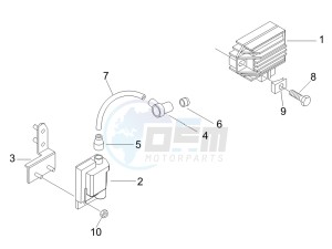 Liberty 50 4T PTT 2017 (B-NL) (B-NL) drawing Voltage Regulators - Electronic Control Units (ecu) - H.T. Coil