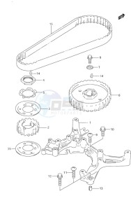 DF 9.9 drawing Timing Belt