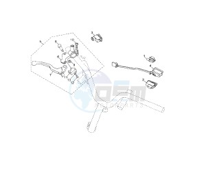 YN F NEO'S 4 50 drawing HANDLE SWITCH AND LEVER