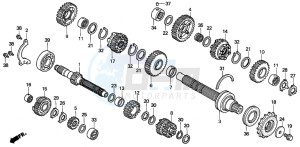 VFR800A drawing TRANSMISSION