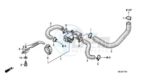 CBR600RRA France - (F / CMF 2F) drawing AIR INJECTION CONTROL VALVE