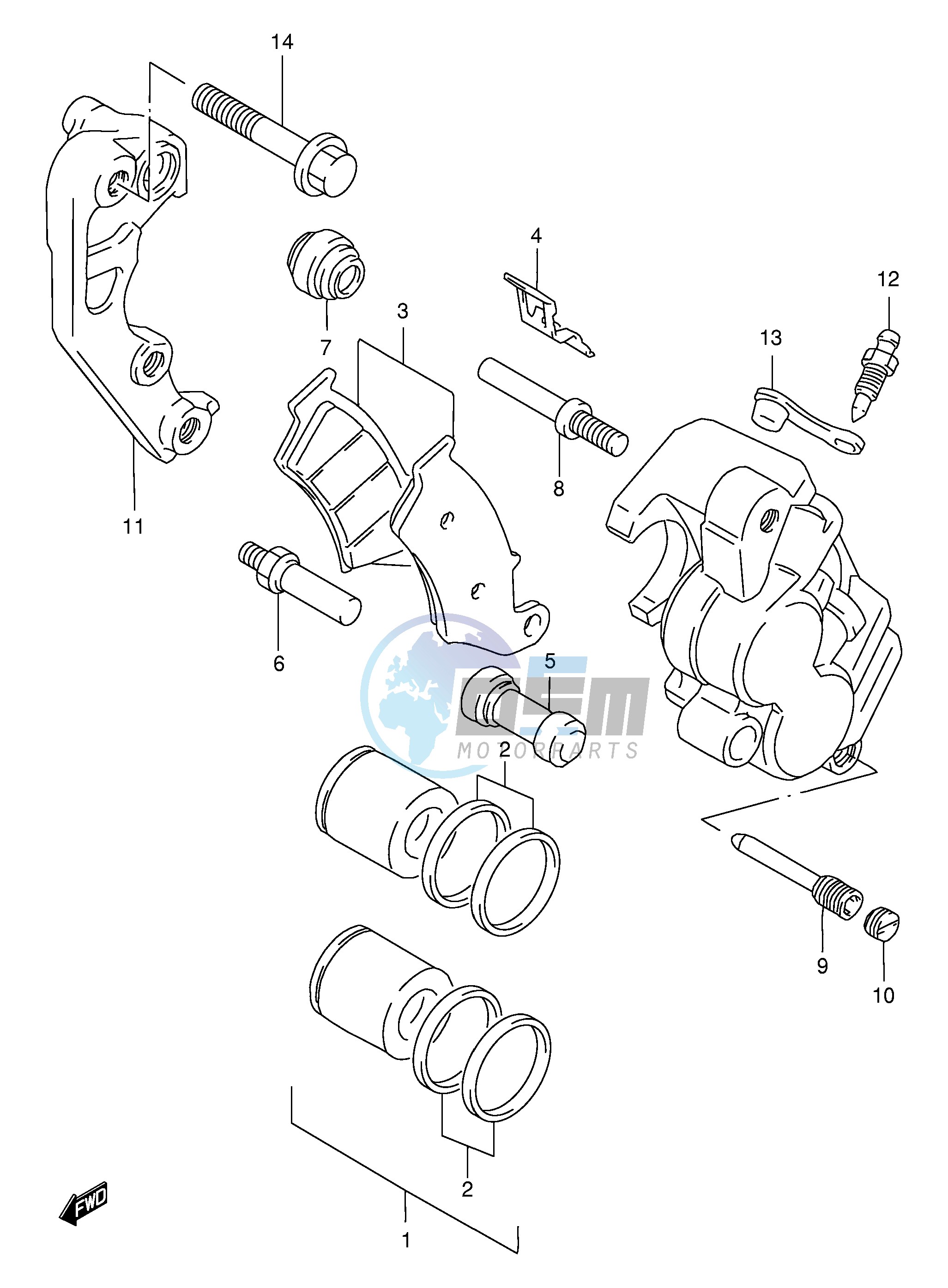 FRONT CALIPER