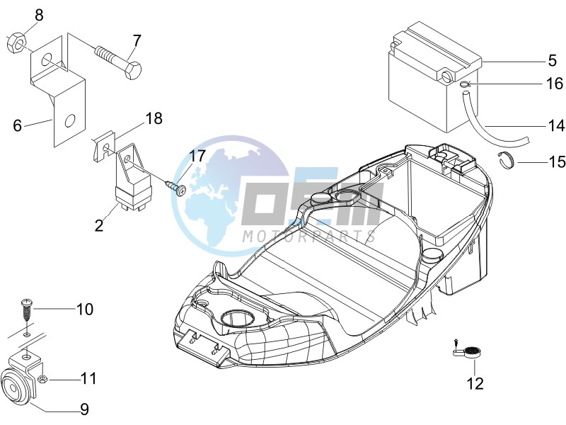 Remote control switches - Battery - Horn