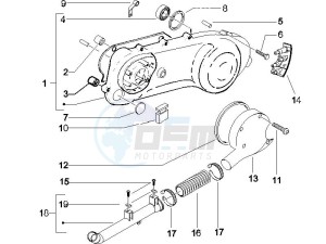 Runner 50 SP (UK) UK drawing Crankcase cover - Crankcase cooling