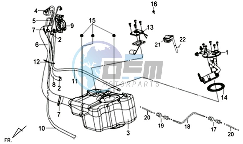 FUEL TANK - FUEL CUT