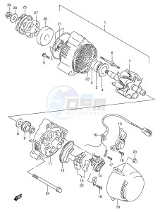 GSX750F (E4) drawing ALTERNATOR