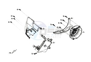 CELLO ALLO 125 drawing FLYWHEEL COVER