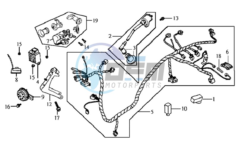 WIRING HARNASS - ELECTRONIC PARTS