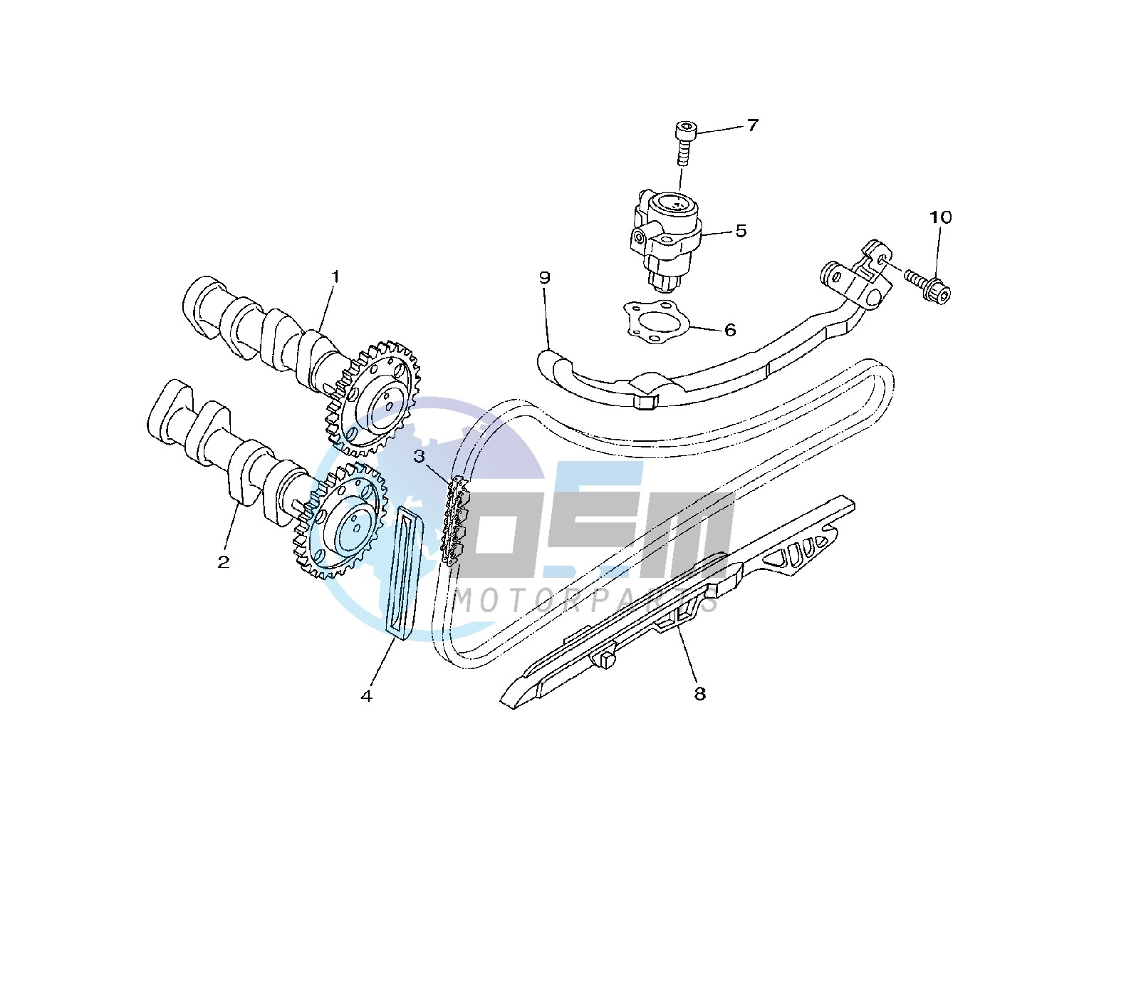 CAMSHAFT AND TIMING CHAIN