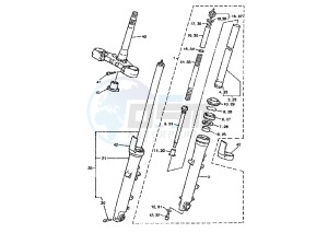 XJR 1300 drawing FRONT FORK