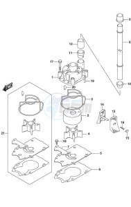 DF 250 drawing Water Pump (DF 250S)