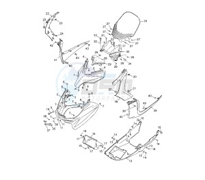 YP R X-MAX ABS 250 drawing WINDSHIELD