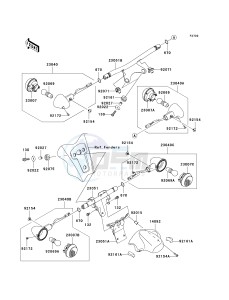 VN 1700 C [VULVAN 1700 NOMAD] (9FA) C9F drawing TURN SIGNALS