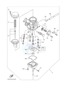 YB125 (2CS5) drawing CARBURETOR