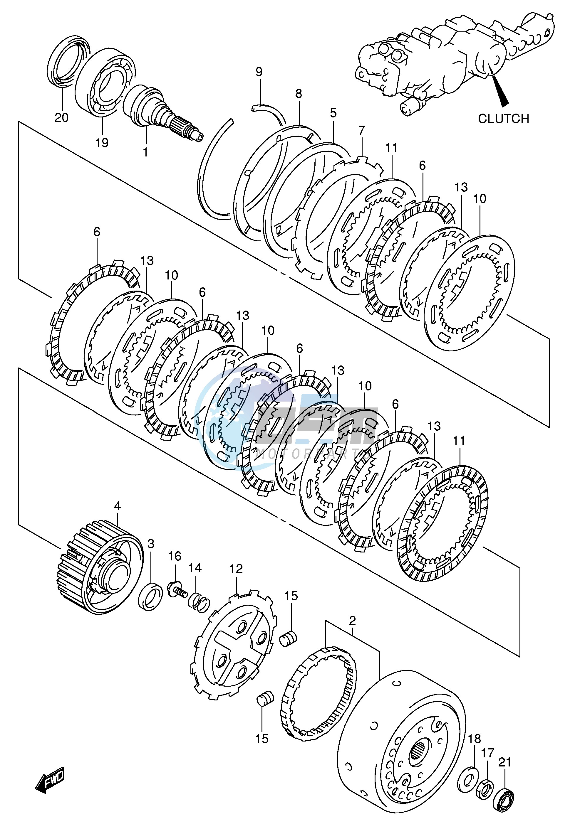 CLUTCH (MODEL K3)