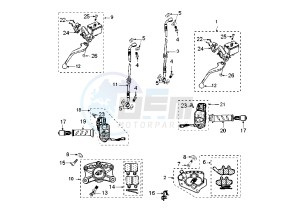 JET FORCE - 125 cc drawing BRAKE SYSTEM