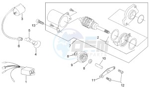 Scarabeo 50 2t (eng. Minarelli) drawing Ignition unit