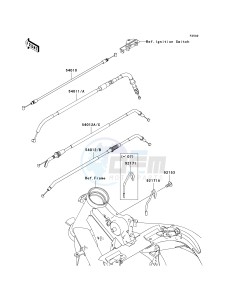 ER 650 A [ER-6N (AUSTRALIAN] (A6F-A8F) A7F drawing CABLES