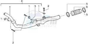 Runner VX 125 drawing Belt cooling tube