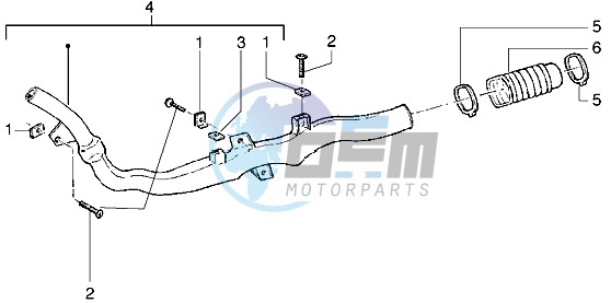 Belt cooling tube