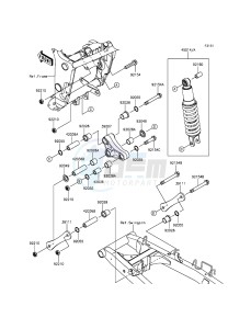 NINJA_300_ABS EX300BFF XX (EU ME A(FRICA) drawing Suspension/Shock Absorber