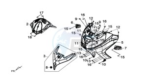 MAXSYM 400 I drawing VOORSTE ONDERSPOILER