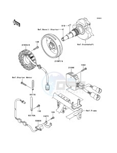 KVF650 4x4 KVF650D6F EU GB drawing Generator