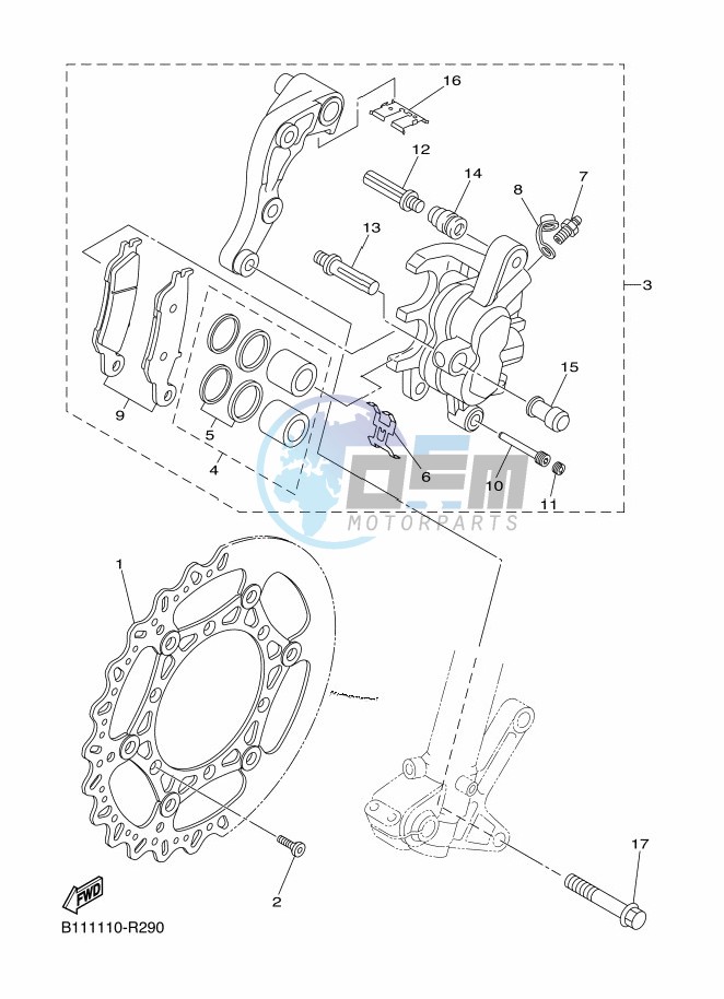 FRONT BRAKE CALIPER