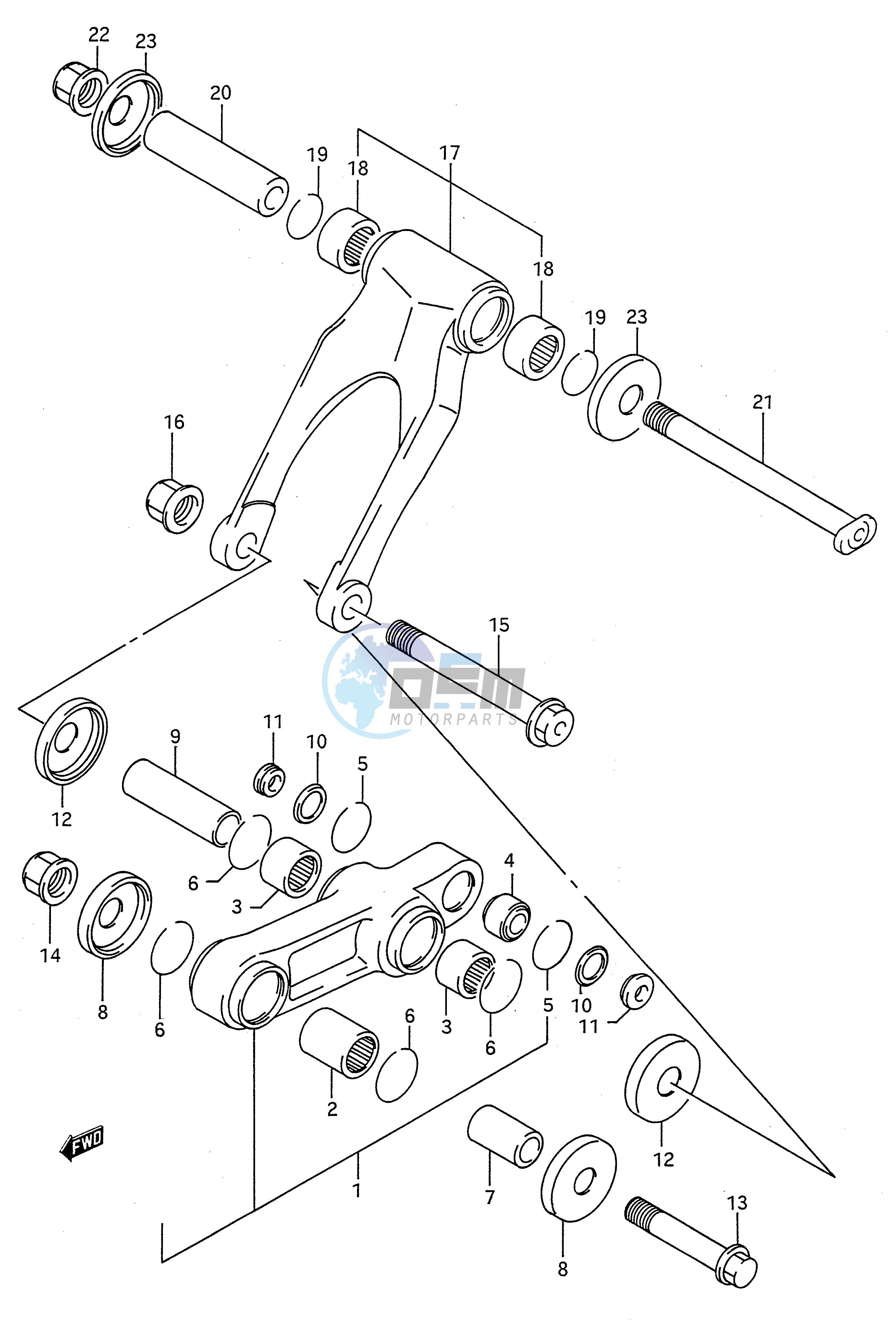 CUSHION LEVER (MODEL M)